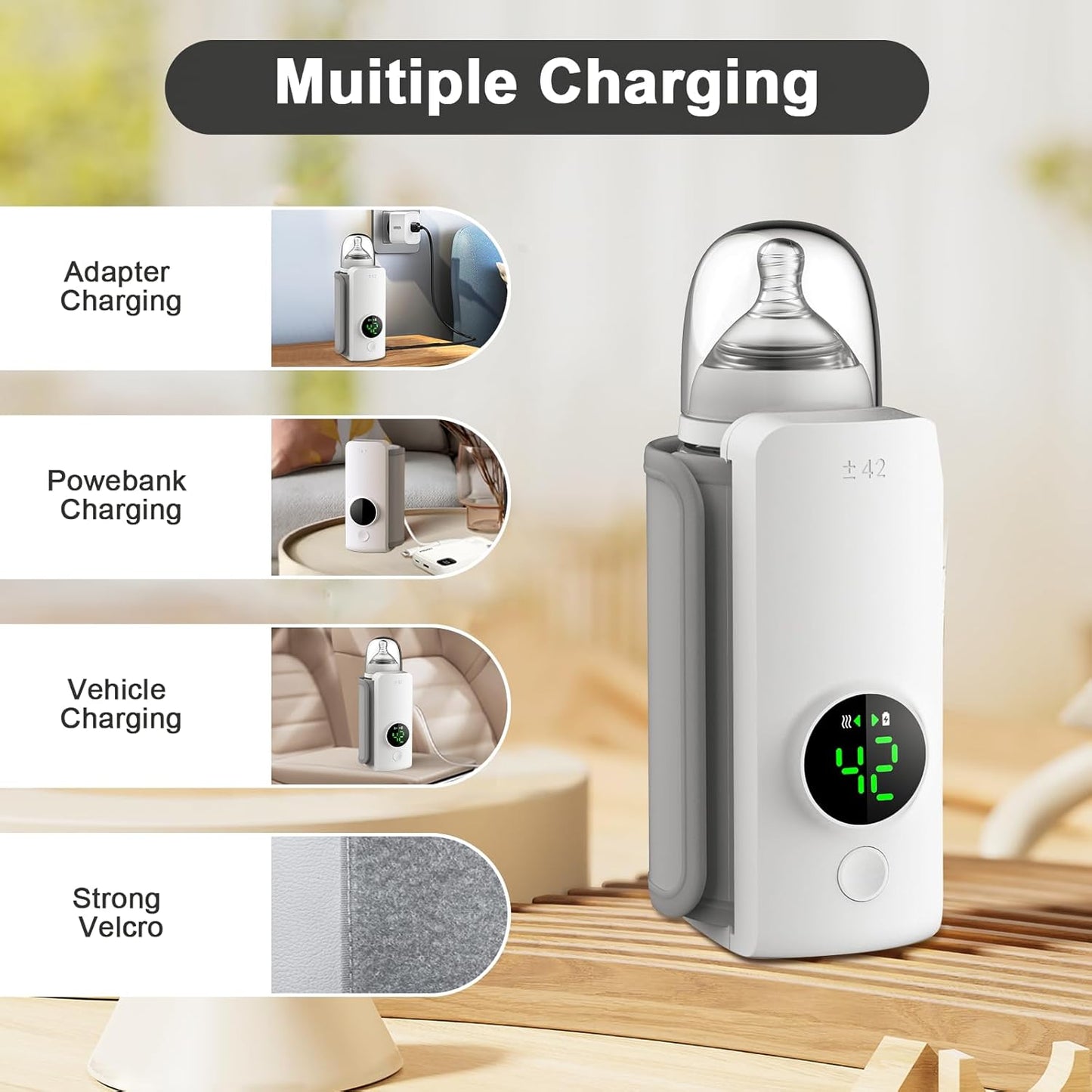 Winiwise WärmePod: Portable Smart Bottle Warmer